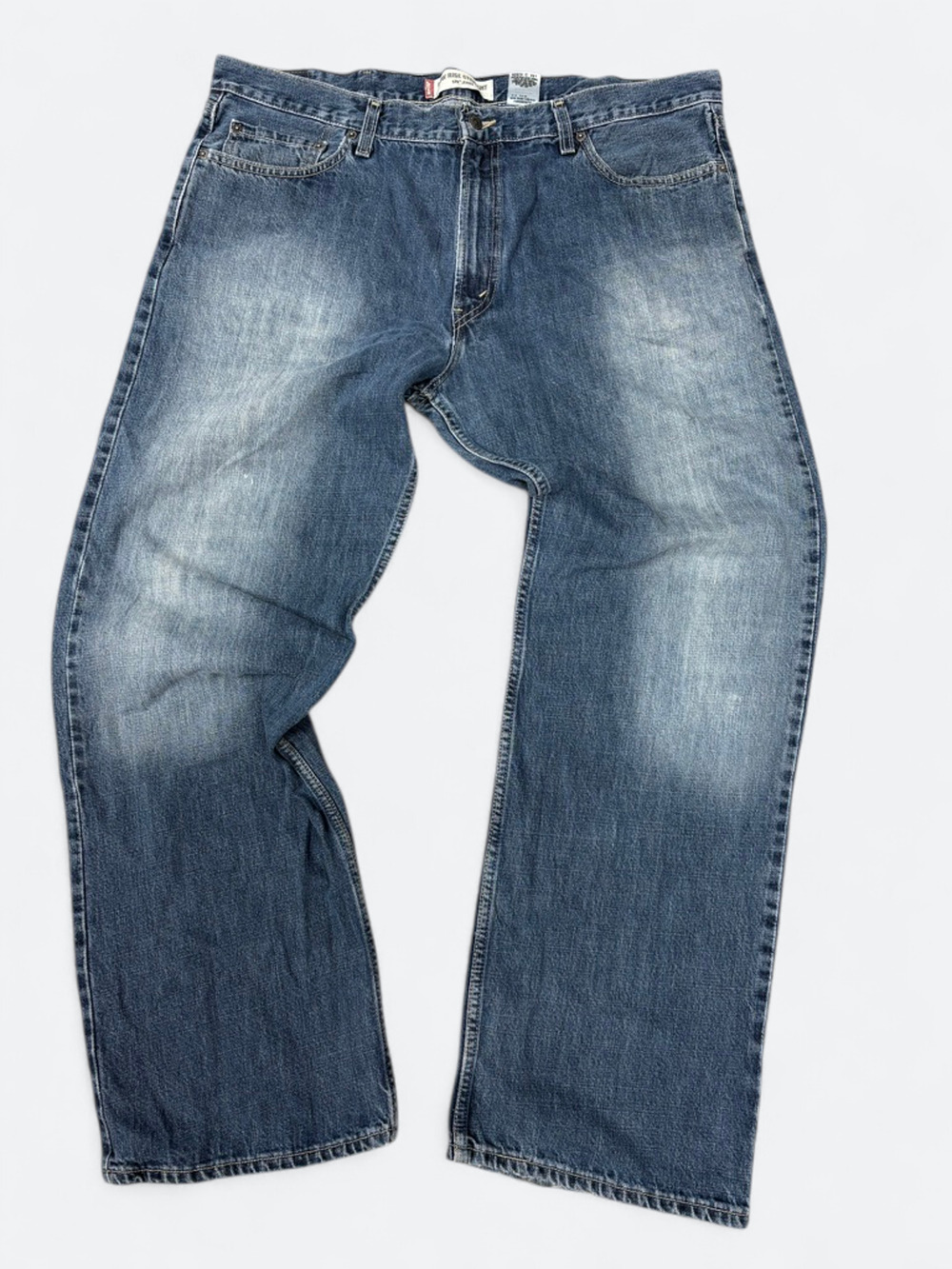 Levi's 529 Heritage Straight Jeans 40x32 Made in USA Blue Denim Straight Leg